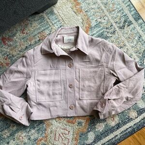 Wilfred Little Cropped Jacket in Lavishing Blush/Mauve Small